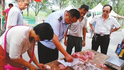 遏制病害肉、注水肉進(jìn)入市場